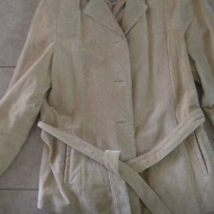 Wilson leather tan jacket size large